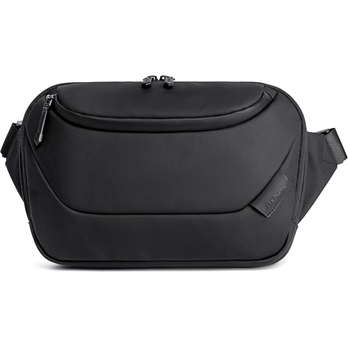 Arctic Hunter Stylish Crossbody Bag Anti-Theft Water Repellent Chest Bag for Men Women on Shopping Travel Office Hiking, Black , Y00561