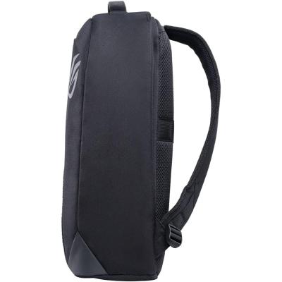 ASUS ROG Backpack (BP1501G), Polyester & Cotton Fabric, Up To 17” Notebook, Stylish, gaming-inspired design w/ ROG Logo​ - Black