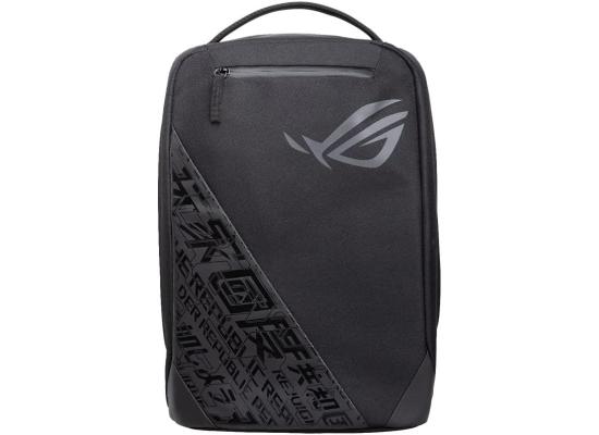 ASUS ROG Backpack (BP1501G), Polyester & Cotton Fabric, Up To 17” Notebook, Stylish, gaming-inspired design w/ ROG Logo​ - Black
