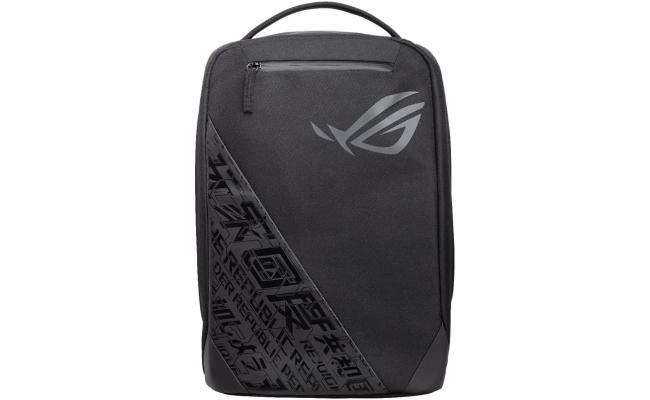 ASUS ROG Backpack (BP1501G), Polyester & Cotton Fabric, Up To 17” Notebook, Stylish, gaming-inspired design w/ ROG Logo​ - Black