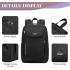 Chantria Premium Durable Lightweight Laptop Backpack for Women Water Resistant Multifunctional Daypack for Casual Office School Travel, CB00638