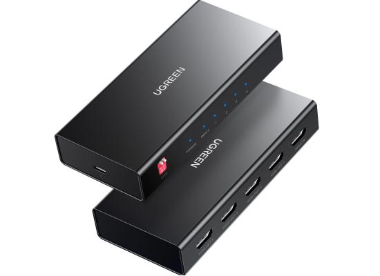 UGREEN HDMI 4K 60Hz Splitter 1 In 4 Out, 1 HDMI input to 4 displays, 4K@60Hz HDMI 2.0 support – (CM570)