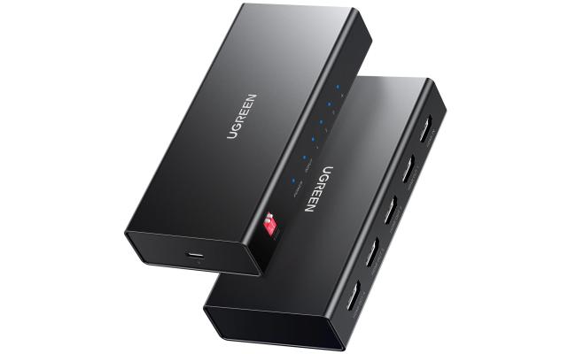 UGREEN HDMI 4K 60Hz Splitter 1 In 4 Out, 1 HDMI input to 4 displays, 4K@60Hz HDMI 2.0 support – (CM570)