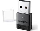 UGREEN USB Bluetooth Adapter for PC Bluetooth 5.4 Dongle Receiver EDR & BLE, Plug & Play Supports Windows 11/10/8.1, for Desktop, Laptop, Headphone,Keyboard,Mouse, Speakers,Printer