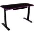 Cooler Master GD120 V1 (Black & Purple) Gaming Desk w/ Steel & Aluminum Body, Full Surface MousePad, 120 x 60 cm (LxW), 3 Levels Height Adjustment, 100KG Tabletop Durability Easy Cable Management