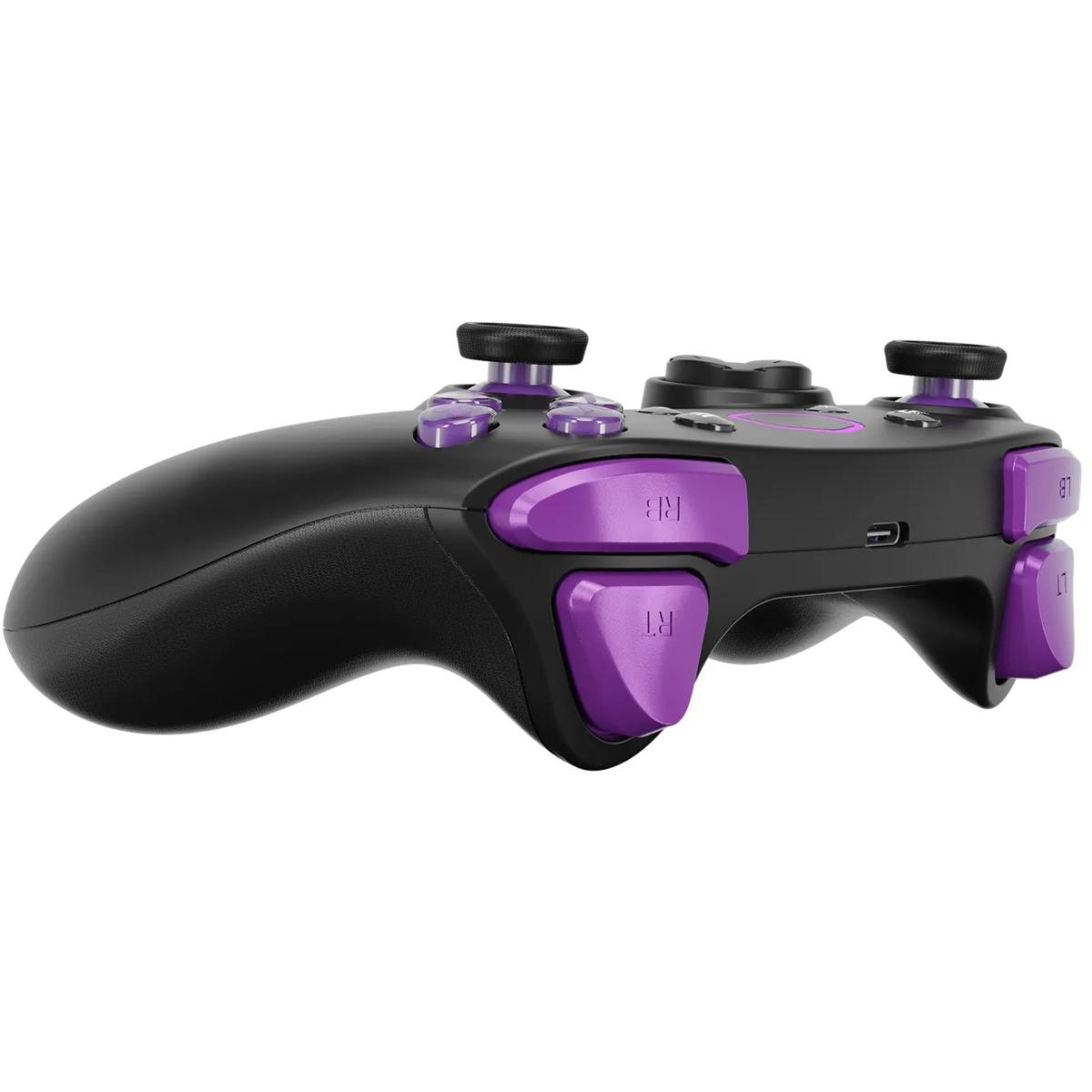 Cooler Master Storm Controller (Black) Ergonomic Multi-Host Wireless (Bluetooth 5.0) & Wired via USB-C Gaming Controller Up To 40-Hours Battery Life - Xbox Layout Joystick For Win, iOS & Android