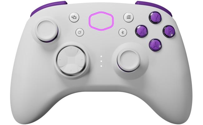 Cooler Master Storm Controller (White) Ergonomic Multi-Host Wireless (Bluetooth 5.0) & Wired via USB-C Gaming Controller Up To 40-Hours Battery Life - Xbox Layout Joystick For Win, iOS & Android