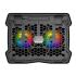 Meetion CP2020 LED Backlight Gaming Notebook Cooling pad, Adjustable Ergonomic Design & Non-Slip Baffle For Laptop From 9"-14" w/ Silent Dual Fan & USB*2