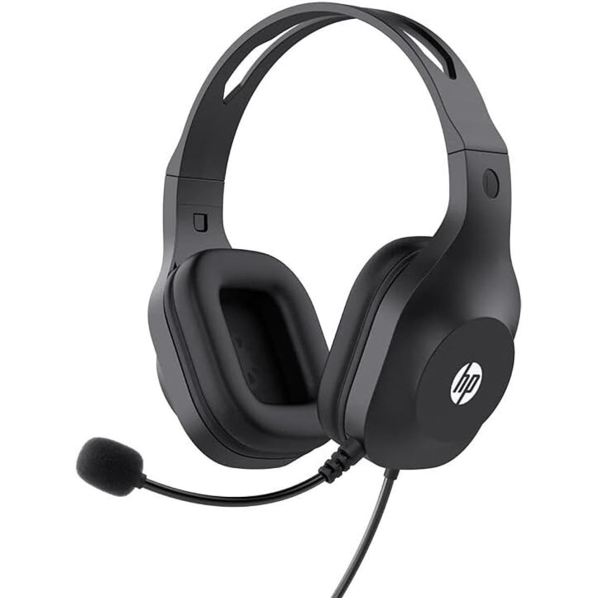 HP DHH-1601 3.5mm Wired Stereo surround sound effect, Line controlled volume adjustment for more convenient operation.