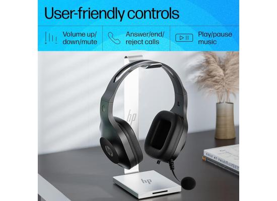 HP DHH-1601 3.5mm Wired Stereo surround sound effect, Line controlled volume adjustment for more convenient operation.