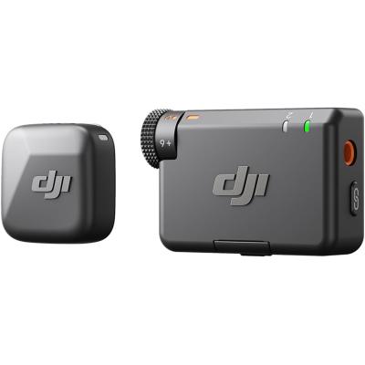 DJI Mic Mini (1 TX + 1 RX), Wireless Lavalier Microphone for iPhone/Camera/Android, Ultralight, Detail-Rich Audio, Noise Cancelling, Automatic Limiting, Vlog, Streaming, 400m Transmission