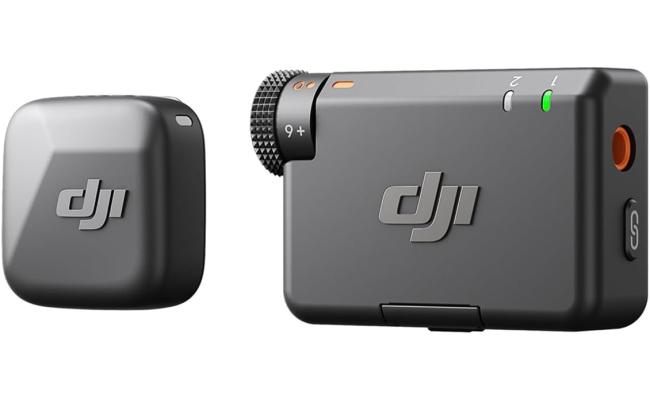 DJI Mic Mini (1 TX + 1 RX), Wireless Lavalier Microphone for iPhone/Camera/Android, Ultralight, Detail-Rich Audio, Noise Cancelling, Automatic Limiting, Vlog, Streaming, 400m Transmission