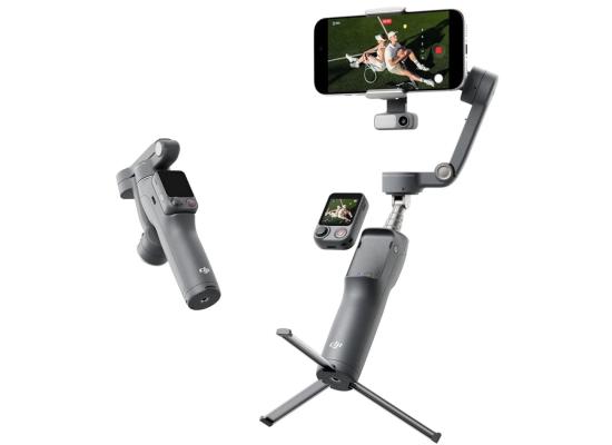 DJI Osmo Mobile 8P Gimbal Stabilizer, Remote Controller, Native Tracking, Built-in Extension Rod & Tripod, 10h Battery, 360° Pan Rotation, Phone Gimbal.