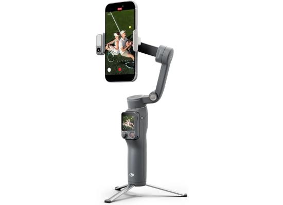 DJI Osmo Mobile 8P Gimbal Stabilizer, Remote Controller, Native Tracking, Built-in Extension Rod & Tripod, 10h Battery, 360° Pan Rotation, Phone Gimbal.