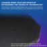 Dowinx RGB Gaming Desk, Carbon FIber Texture, High-Strength Aluminum Table , (LxWxH) 110cm x 60cm x 75 - Black