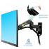 North Bayou (NB F150) Ergonomic Wall Mount Single Monitor Arm, Up To 17-35" Size & 3-12kg Weight, Vesa 75mm x 75 mm To 100mm x 100mm Mounting Hole