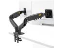 North Bayou (NB F160) Ergonomic Desk Mount Dual Monitor Arm, Up To 17-27" Size & 2-9kg Weight, Vesa 75mm x 75 mm To 100mm x 100mm Mounting Hole