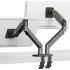 North Bayou (F195A) Full Motion Ergonomic Desk Mount Dual Monitor Arm, Up To 22-32" Size & 3-12kg Weight, Horizontal Or Vertical 360° Rotation, Vesa 75mm x 75 mm To 100mm x 100mm Mounting Hole