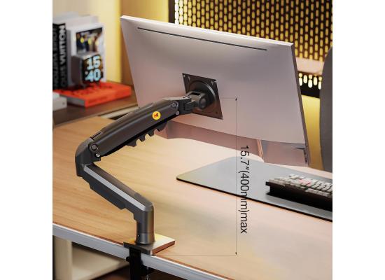 North Bayou (NB F80) Ergonomic Desk Mount Single Monitor Arm, Up To 17-30" Size & 2-9kg Weight, Vesa 75mm x 75 mm To 100mm x 100mm Mounting Hole