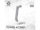 Fantech AC3001S Tower RGB Headset Stand, Headphone Holder - White