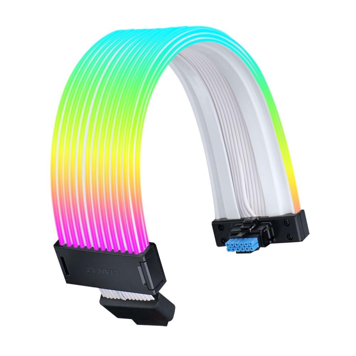 Lian Li Strimer Wireless 16-12 Addressable 90° RGB Extension Cables For 12VHPWR RTX GPUs, L-wireless Sync w/ 2.4GHz Controller (Not Included), L-Connect 3 Software For Complete Control