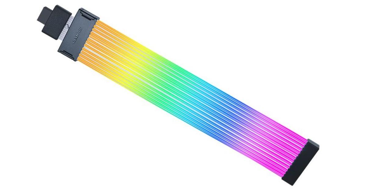 Lian Li Strimer Wireless 16-12 RGBケーブル Lian Li Strimer Wireless 16-12 Addressable 90° RGB Extension