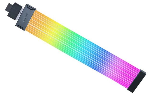 Lian Li Strimer Wireless 16-12 Addressable 90° RGB Extension Cables For 12VHPWR RTX GPUs, L-wireless Sync w/ 2.4GHz Controller (Not Included), L-Connect 3 Software For Complete Control