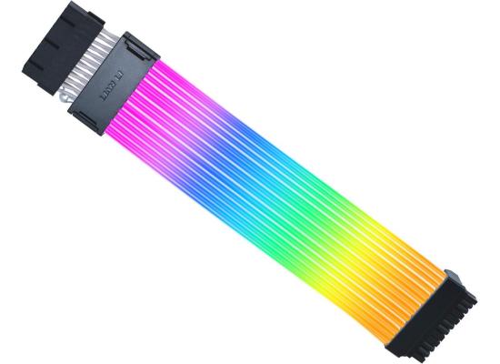 Lian Li Strimer Wireless 24P Addressable RGB Extension Cables For 24-Pin Motherboard, L-wireless Sync w/ Included 2.4GHz Controller, L-Connect 3 Software For Complete Control