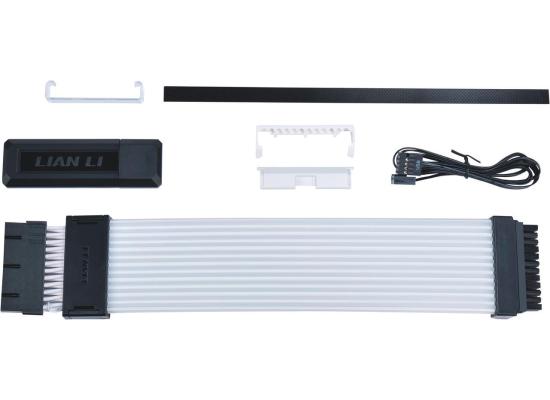 Lian Li Strimer Wireless 24P Addressable RGB Extension Cables For 24-Pin Motherboard, L-wireless Sync w/ Included 2.4GHz Controller, L-Connect 3 Software For Complete Control