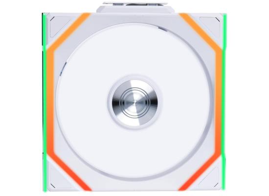 Lian Li UNI FAN SL Wireless 120 Kit w/ Dual Zone ARGB, High Performance Triple Pack, Daisy-Chain Style, 2.4 GHz Wireless Controller (Included) - White