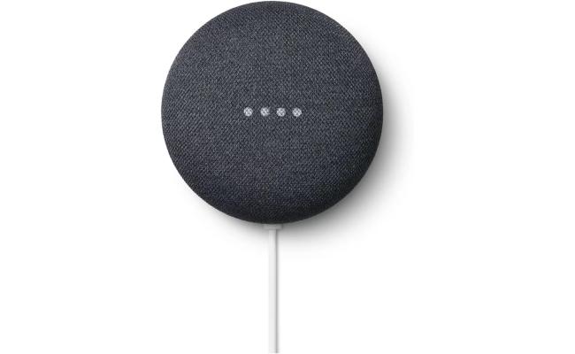 Google Nest Mini 2nd Generation Smart Speaker, Charcoal Google Nest Mini 2nd Generation Smart Speaker, Charcoal