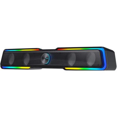 Fantech GS305 BEAT SOUNDBAR DUAL MODE CONNECTION RGB GAMING SPEAKER, Enhanced Bluetooth 5.4 + AUX