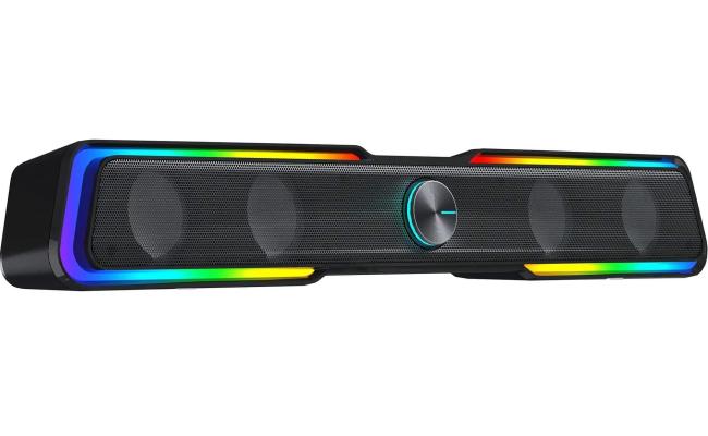 Fantech GS305 BEAT SOUNDBAR DUAL MODE CONNECTION RGB GAMING SPEAKER, Enhanced Bluetooth 5.4 + AUX