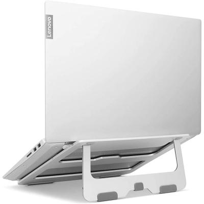 Portable Metal Laptop Stand, Supports laptops up to 15 inches, Ergonomic 18-degree tilt and 3.5-inch -free work (GXF0X02618).