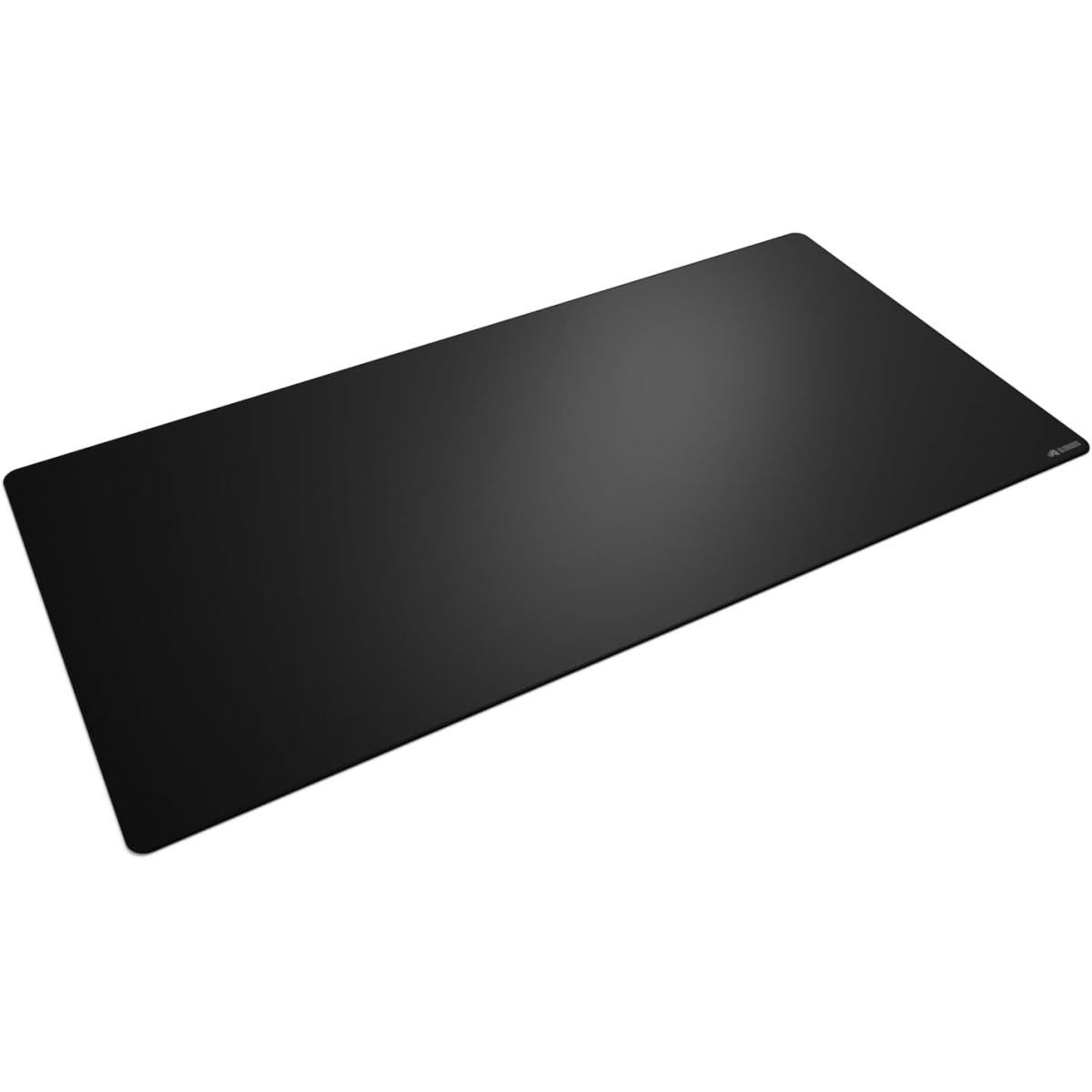 Glorious GMP 2 3XL Extended Gaming Black Smooth Cloth & Anti-Slip Rubber Base Mouse pad, Stitched Edges, Spill-Resistant | 122x61x3mm