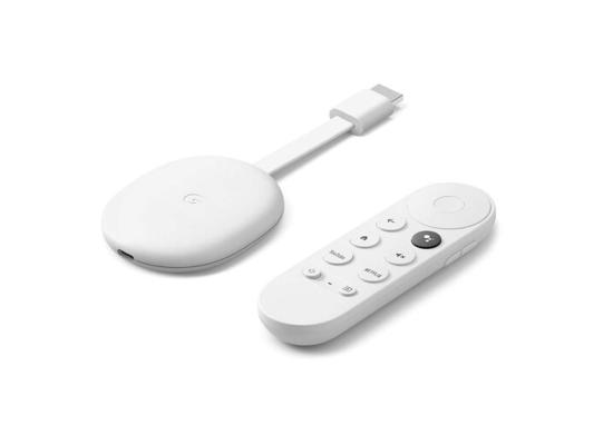Google Chromecast 4th Gen 4K HDR HDMI Streaming/Mirroring To TV w/ Google TV Wifi & Bluetooth - White
