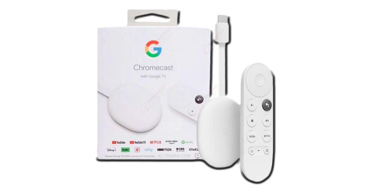 Google Chromecast 4th 4K HDR HDMI Streaming/Mirroring To TV w/ Google TV Wifi & Bluetooth - White Google Chromecast 4th Gen | OS | Jordan