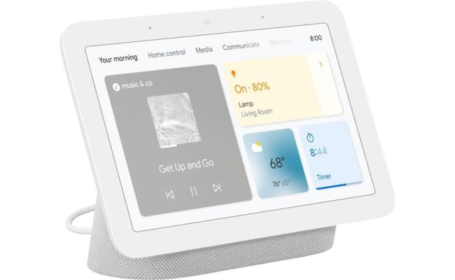 Google Nest Hub 7” Smart Display with Google Assistant (2nd Gen) - Chalk