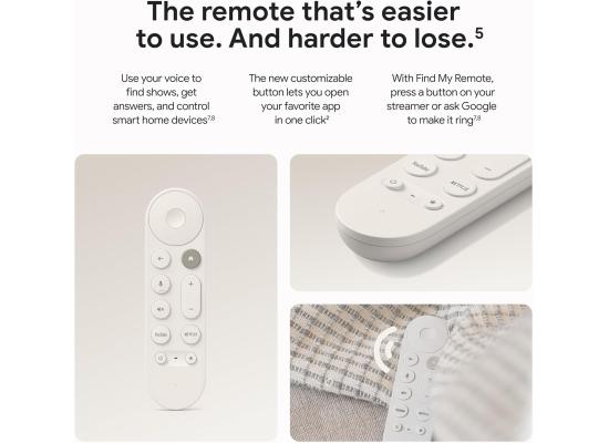 Google TV Streamer 4K - Fast Streaming Entertainment on Your TV with Voice Search Remote - Watch Movies, Shows, Live TV, and Netflix in 4K HDR - Smart Home Control - 32 GB of Storage - Porcelain