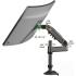 North Bayou (NB H100) Ergonomic Desk Mount Single Monitor Arm, Up To 17-30" Size & 2-9kg Weight, Horizontal Or Vertical 360° Rotation, Vesa 75mm x 75 mm To 100mm x 100mm Mounting Hole