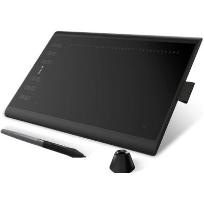 HUION Inspiroy H1060P Graphics Drawing Tablet , 8192 pressure sensitivity levels , Battery-Free Stylus, Digital Art Tablet.