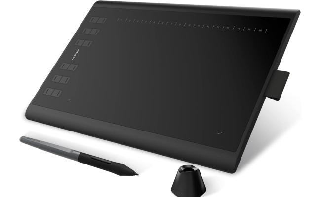 HUION Inspiroy H1060P Graphics Drawing Tablet , 8192 pressure sensitivity levels , Battery-Free Stylus, Digital Art Tablet.