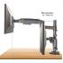 North Bayou (NB H180) Ergonomic Desk Mount Dual Monitor Arm, Up To 17-27" Size & 2-9kg Weight, Horizontal Or Vertical 360° Rotation, Vesa 75mm x 75 mm To 100mm x 100mm Mounting Hole