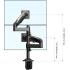 North Bayou (NB H180) Ergonomic Desk Mount Dual Monitor Arm, Up To 17-27" Size & 2-9kg Weight, Horizontal Or Vertical 360° Rotation, Vesa 75mm x 75 mm To 100mm x 100mm Mounting Hole