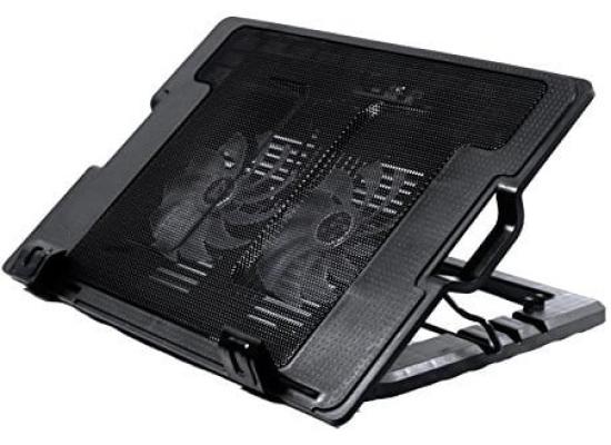HAING N182 Black Dual Fan Notebook Quiet Performance Cooling pad For Laptop From 13"-17"
