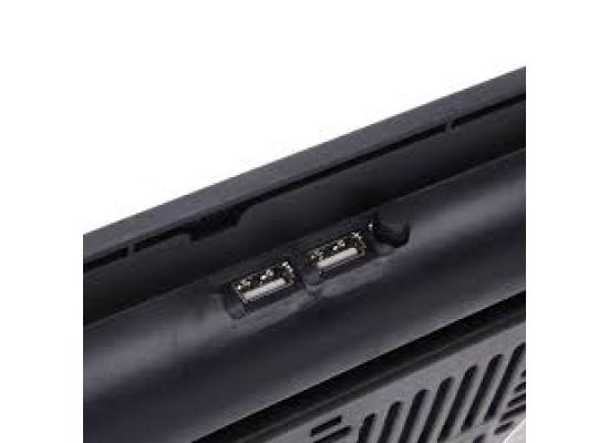 HAING N182 Black Dual Fan Notebook Quiet Performance Cooling pad For Laptop From 13"-17"