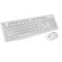 HP CS10 Wireless Keyboard and Mouse Combo, 2.4 GHz Wireless Connection, Ergonomic Design, Energy and Electricity Saving, Plug and Play, White.