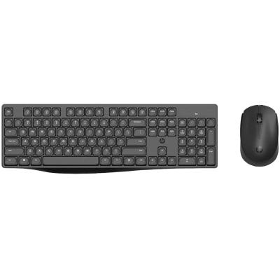 HP CS10 Wireless Keyboard and Mouse Combo, 2.4 GHz Wireless Connection, Ergonomic Design, Energy and Electricity Saving, Plug and Play, Black.