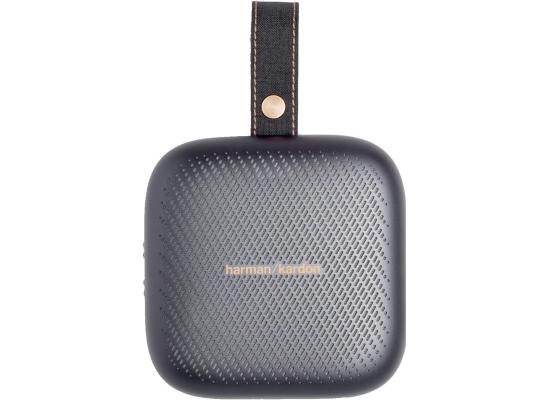 Harman Kardon Neo - Portable Bluetooth Speaker with Strap, Waterproof, Built-in Speaker Phone - Gray