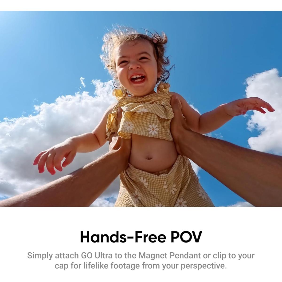 Insta360 GO Ultra Standard Bundle - Tiny Hands-Free 4K Cam, Lightweight & Portable, Low Light Excellence, Mount Anywhere, FlowState Stabilization, 200 Min Battery Life, Waterproof to 33ft,Arctic White Insta360 GO Ultra Standard Bundle - Tiny Hands-Free 4K Cam, Lightweight & Portable, Low Light Excellence, Mount Anywhere, FlowState Stabilization, 200 Min Battery Life, Waterproof to 33ft,Arctic White